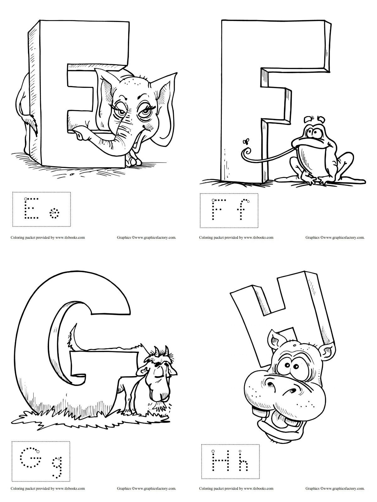 coloring pages alphabet - printable coloring pages for kids