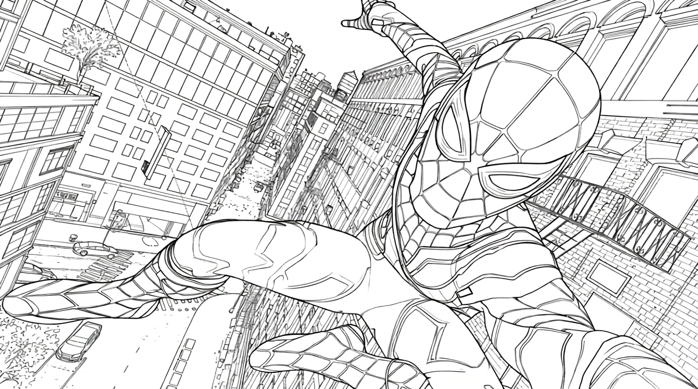 spiderman printable coloring pages - coloring sheets