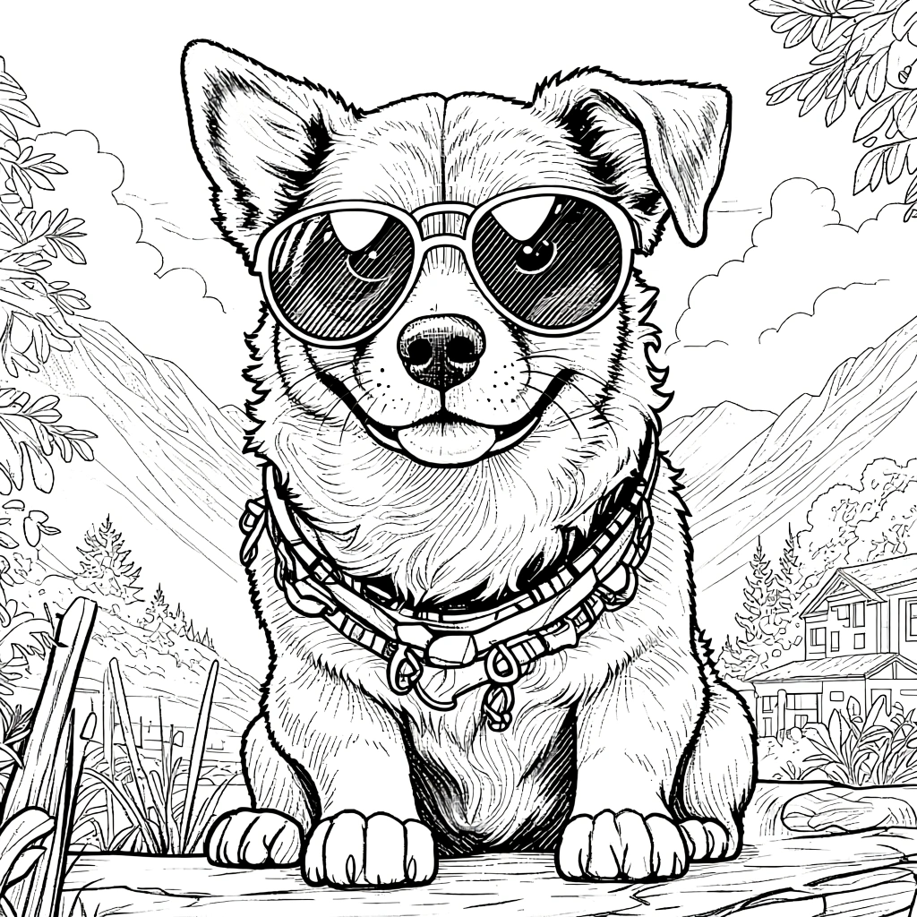 printable dog coloring pages - coloring sheets