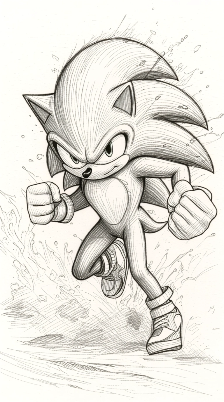 sonic and shadow coloring pages - coloring pages for adults