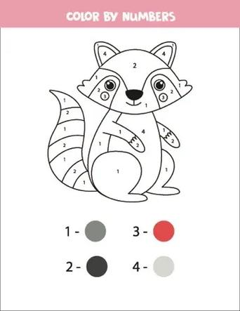 number block coloring pages - kids coloring pages