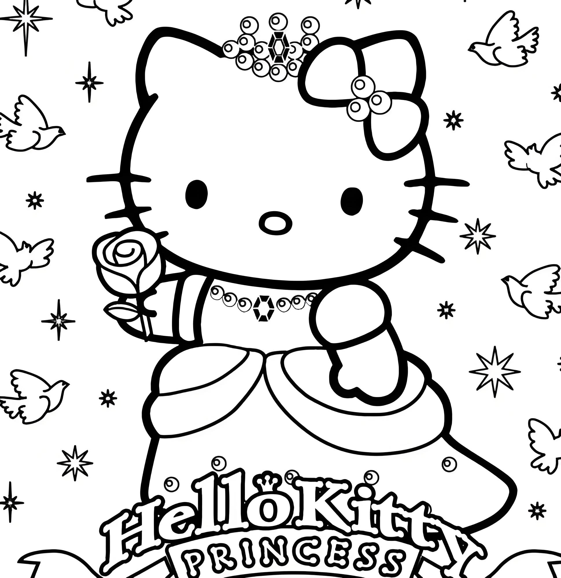 free hello kitty coloring pages - coloring pages for kids