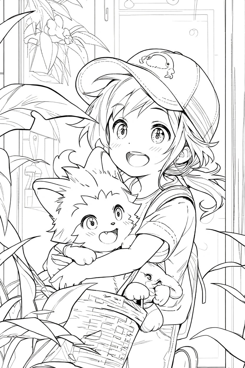 printable anime coloring pages - adult coloring books