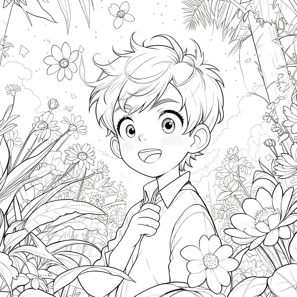 printable flower coloring pages - coloring pages for kids