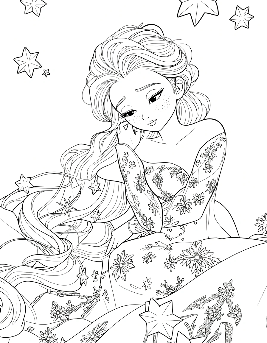 disney elsa coloring pages - coloring sheets